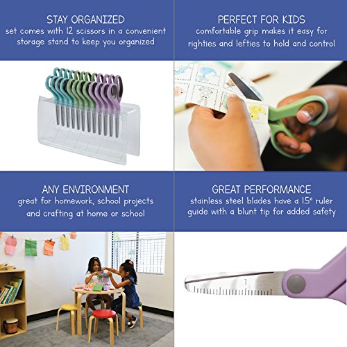 ECR4Kids SureGrip Blunt Tip Scissors Classpack
