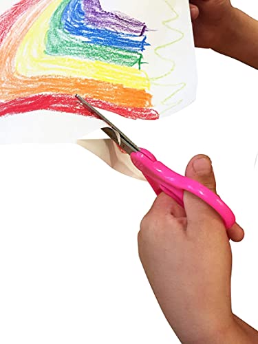 Westcott Kids' Safety Scissors, Assorted, 12 Pack