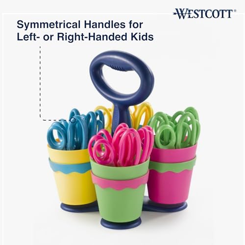 Westcott Kids' Scissor Caddy with Safety Scissors