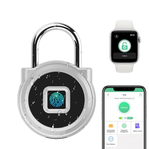 Smart Fingerprint Padlock for School Gym Lockers