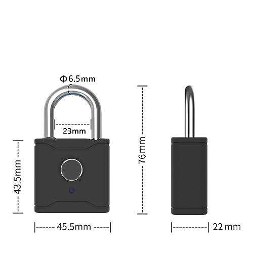 Bluetooth Fingerprint Padlock for School and Sports