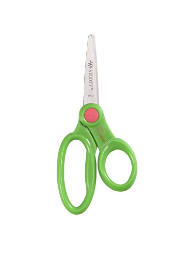 Westcott Kid-Safe 5” Pointed Scissors, 12 Pack