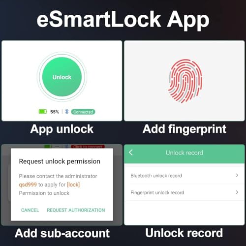 Smart Fingerprint Padlock for School Gym Lockers
