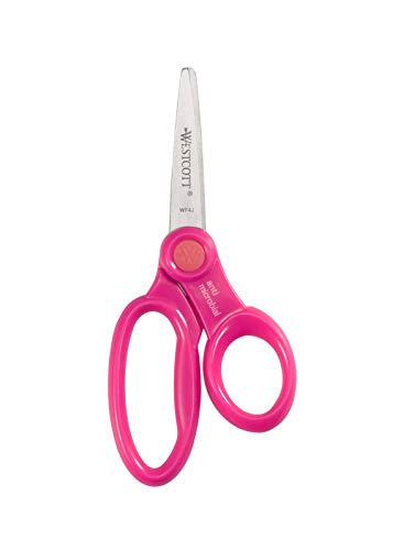 Westcott Kid-Safe 5” Pointed Scissors, 12 Pack