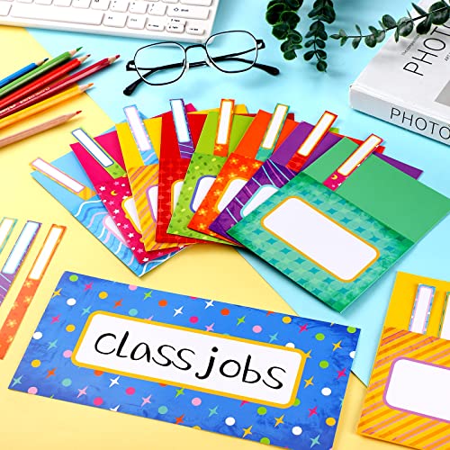 89-Piece Class Jobs Pocket Chart for Classroom Decor