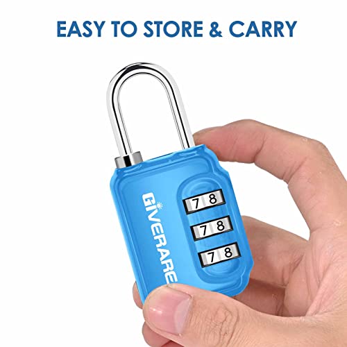 2-Pack Keyless 3-Digit Combination Locks
