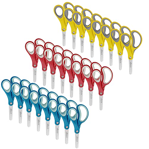 LIVINGO 24 Pack Kids Safety Scissors Set