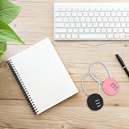 2 Pack 3-Digit Waterproof Combination Locks