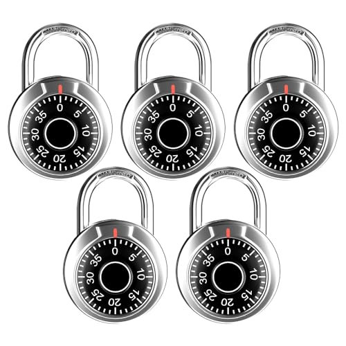 FIGODE® 5-Pack Keyless Combination Locker Locks