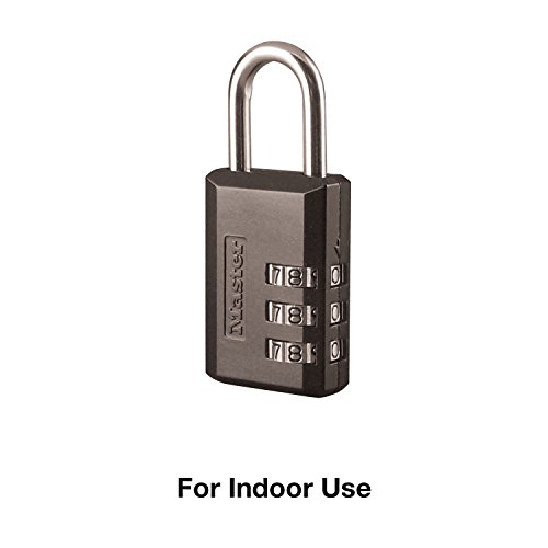 Customizable 3-Digit Combination Padlock for Lockers