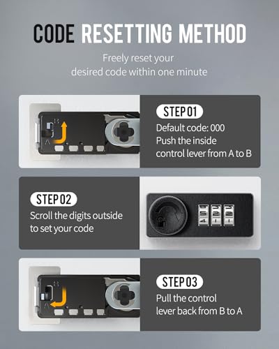 Uniclife 20-Position Key Cabinet with Combo Lock