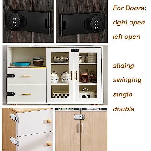 Keyless 3-Digit Cabinet Lock with Twist Knob