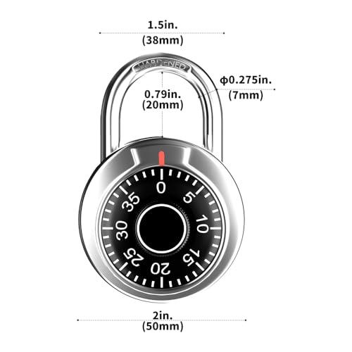 FIGODE® 5-Pack Keyless Combination Locker Locks