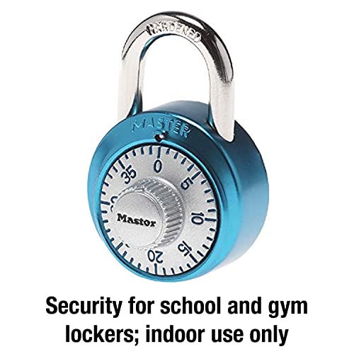 Light Blue Master Lock Locker Combination Padlock