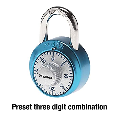 Light Blue Master Lock Locker Combination Padlock