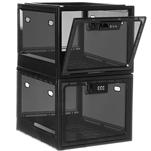 Lockable Medication Storage Containers - 2 Pack