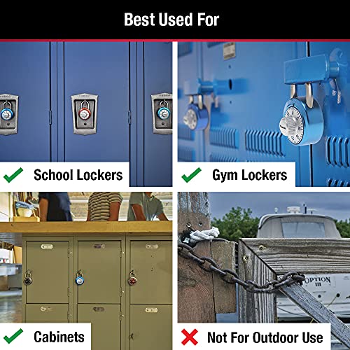 Light Blue Master Lock Locker Combination Padlock