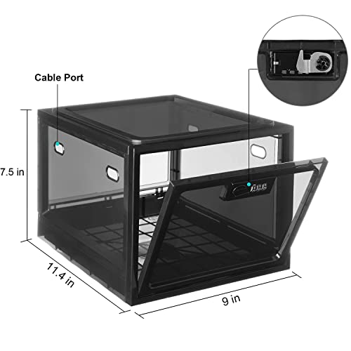 Lockable Medication Storage Containers - 2 Pack