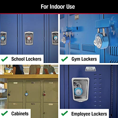 Light Blue Master Lock Locker Combination Padlock