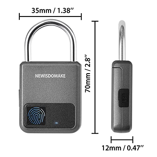Fingerprint Padlock for Luggage and Lockers
