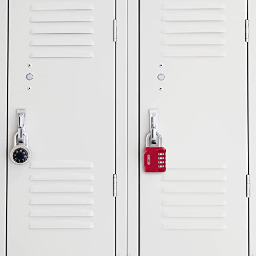 Satargo 4-Digit Gym Locker Combination Lock - Red