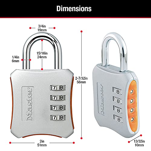 Resettable Combination Lock for School Lockers