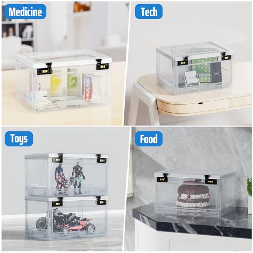 Lockable Storage Box for Medications and Documents