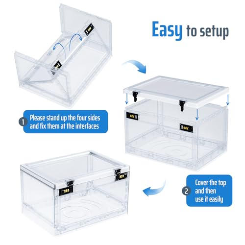 Lockable Storage Box for Medications and Documents