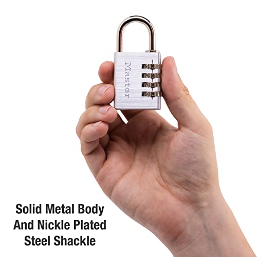 Customizable Silver Padlock by Master Lock 643D