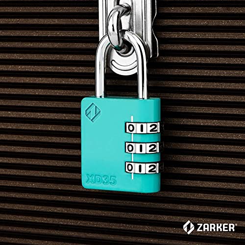 Zarker 3-Digit Combination Lock for School Gear