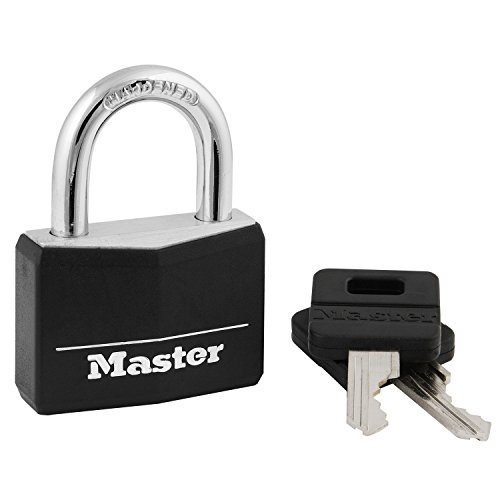 Master Lock Black Aluminum Padlock for Gym Lockers