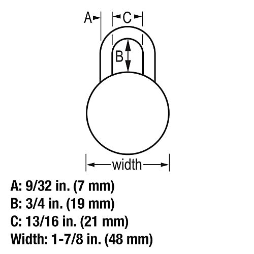 Purple 3-Digit Combination Locker Padlock