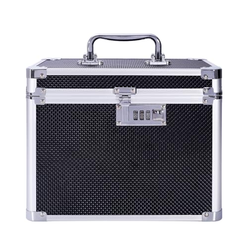 Secure Combination Lock Box for Valuables and Documents