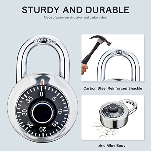AOSRUM Mini Combination Lock for Gym and School