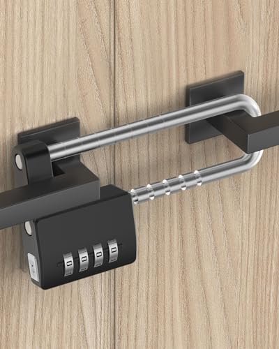 YogePote 4-Digit Combination Padlock - Black