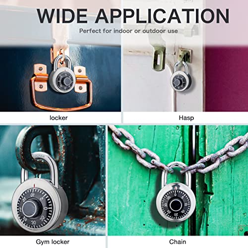 AOSRUM Mini Combination Lock for Gym and School