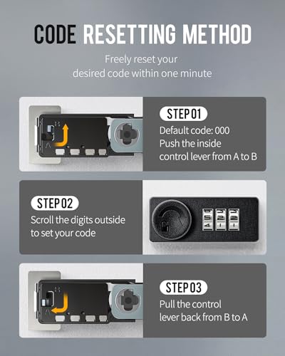 28-Key Wall Mounted Key Cabinet with Lock