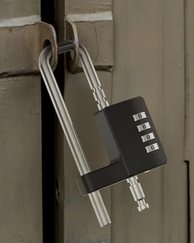 YogePote 4-Digit Combination Padlock - Black