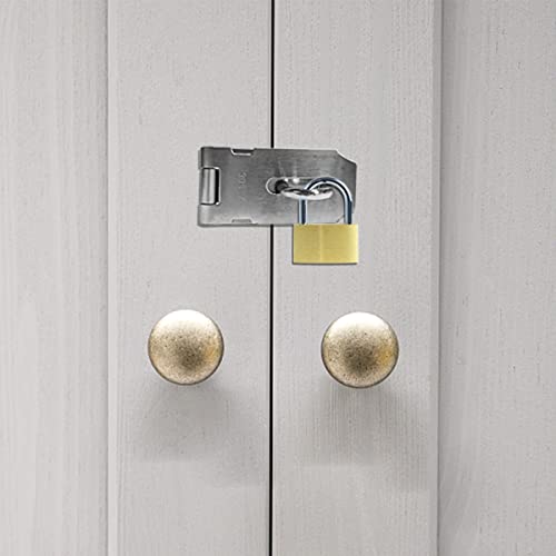 Stainless Steel Gate Lock Hasp Set - 2 Pieces