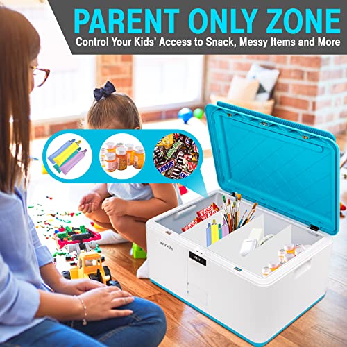 SereneLife 21 Gallon Lockable Storage Box