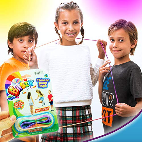 Kids Chinese Jump Rope - 6 Ankle Skipping Ropes