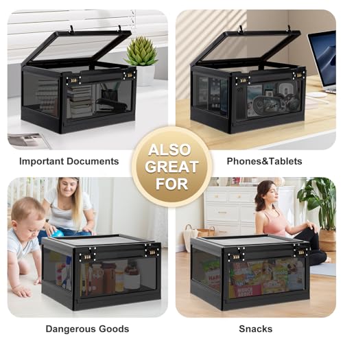 Secure Large Lock Box for Personal Items