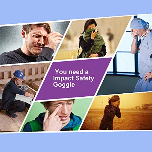 Adjustable Anti-Fog Safety Goggles for Eye Protection