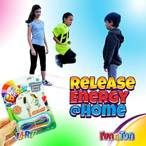 Kids Chinese Jump Rope - 6 Ankle Skipping Ropes