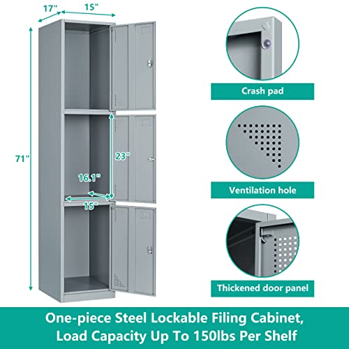 Lockable Metal Lockers for School and Office Storage