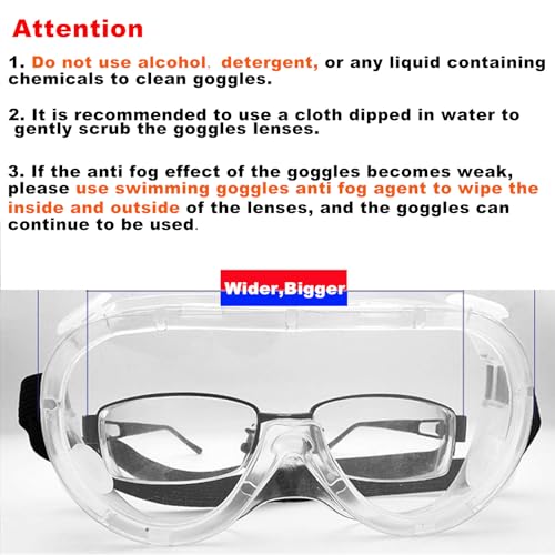 Adjustable Anti-Fog Safety Goggles for Eye Protection