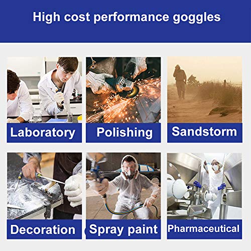 Adjustable Anti-Fog Safety Goggles for Eye Protection