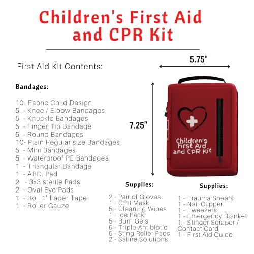 Kids' Portable First Aid & CPR Kit - Essential Gear