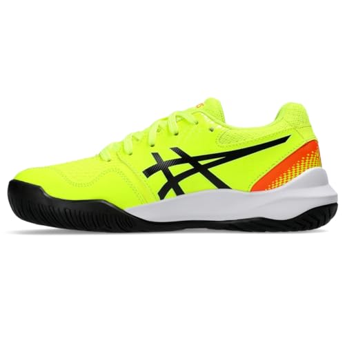 ASICS Kids' Gel-Resolution 9 Tennis Shoes, Yellow/Black