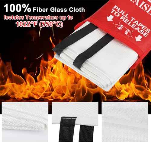 RAISLY 39'' Fire Blanket for Home & School